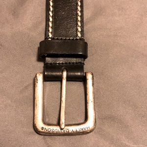 HD 30” black leather belt